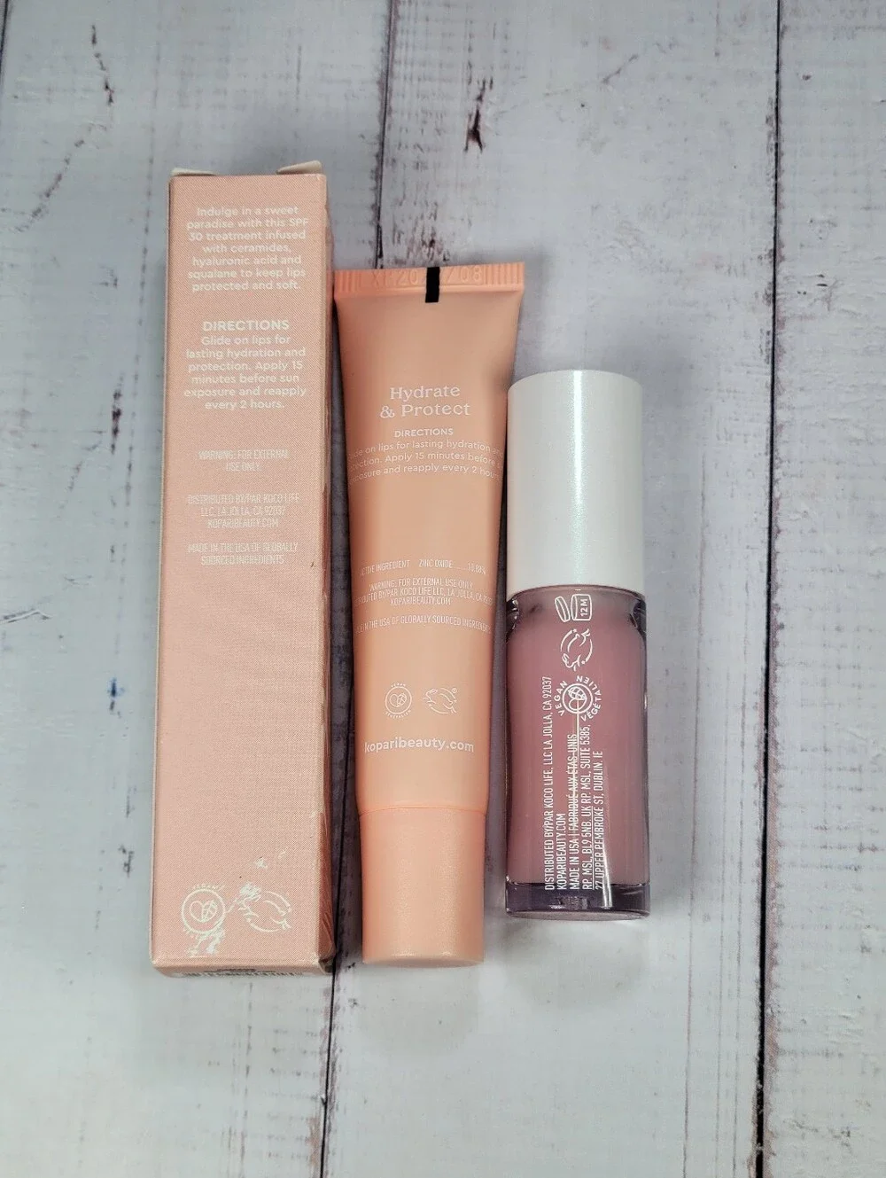 Kopari Lip Love Lip Balm & Tri-Peptide Lip Cloud Bundle NEW!